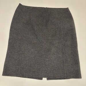Talbots Elegant Gray Women's Wool Skirt size 14